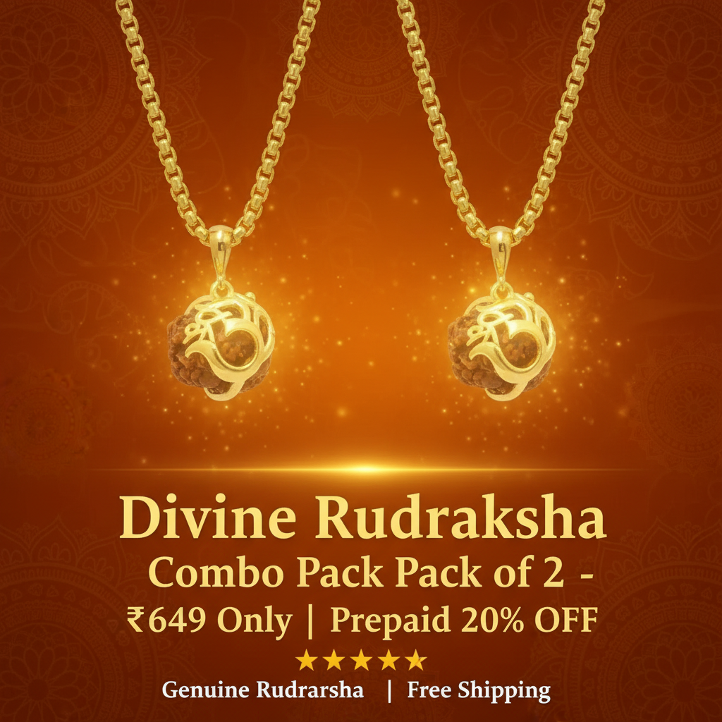 Rudraksha Pendant Combo (Pack of 2)